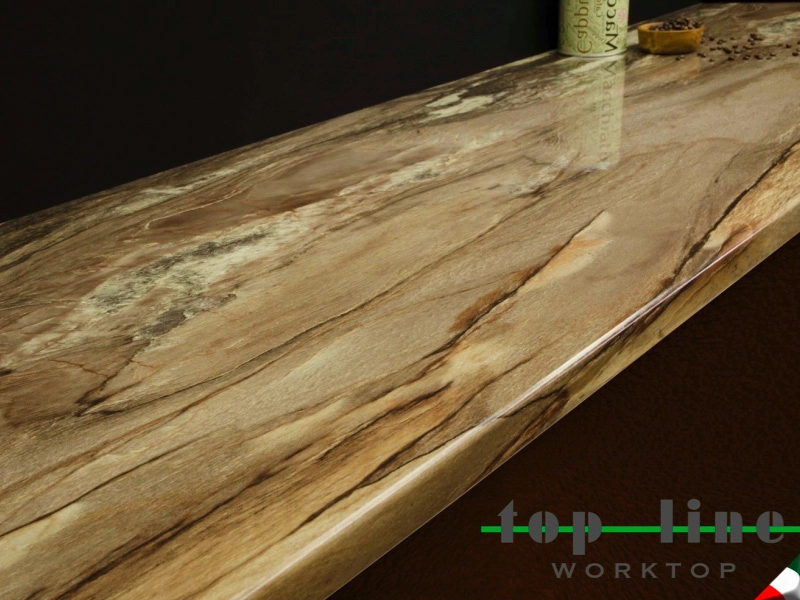 granit desen laminat tezgah